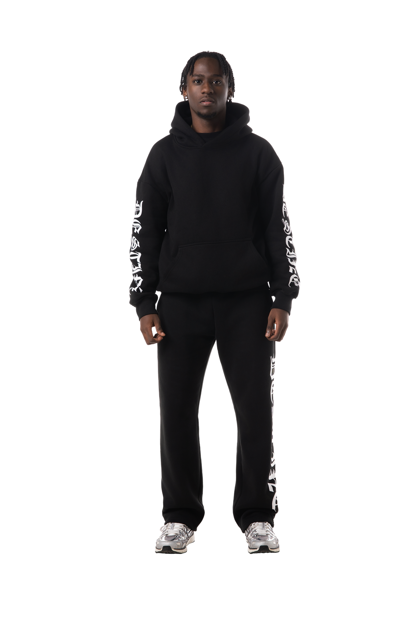 SUDADERA CON CAPUCHA NEGRA CLOISTER