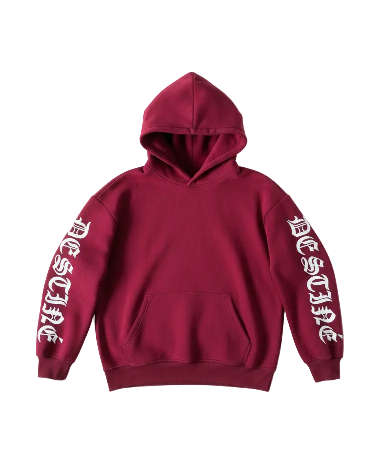 SUDADERA CON CAPUCHA ROJA CLOISTER